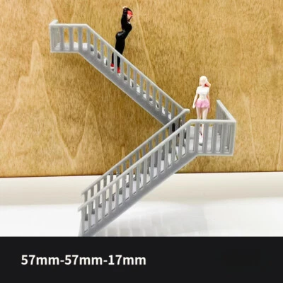 Diorama 1/64 Staircase Model Set City Street Garage Scene Building Accessory - Image 1 of 4