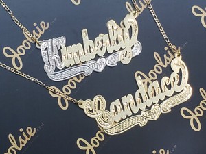 14K Gold Name Plate Indiana Fashion 