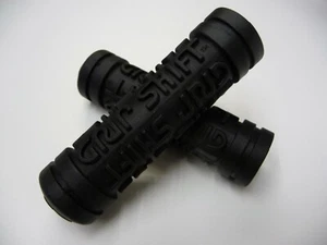 Black Gripshift Cycle Bicycle Handlebar Grips 102mm Bike Brand New Pair - Picture 1 of 12