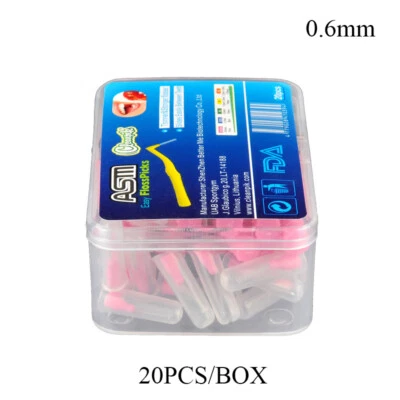 20PCS Interdental Brush Floss Sticks Tooth Floss Head Toothpick Cleaning✔ - Image 1 of 4