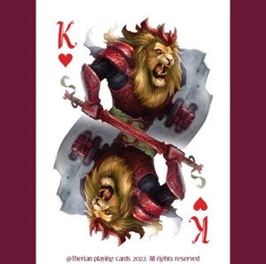 Therian art playing cards - unique - Picture 1 of 8
