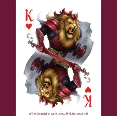 Therian art playing cards - unique - Image 1 of 4