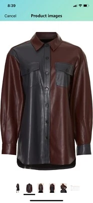 Chaqueta de cuero sintético para mujer Peter Som Collective O  Foto 1 de 4