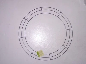 Floral Garden Round Wire Wreath Form Wire Ring 18 inches - Picture 1 of 1