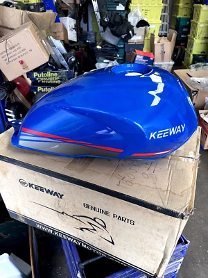 Keeway strike 125 petrol fuel tank BLUE 50100J670043Z BRAND NEW - Image 1 of 4