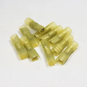 Schrumpfbuchse GELB 6,3mm SPADE vollisoliert Heat Shrink Crimp Terminal - Bild 1 von 3