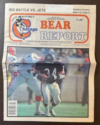 Informe de los Chicago Bears 12/12/1985 - vs Colts, Walter Payton Foto 1 de 4
