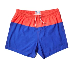 Bermies Men's Classic Swim Shorts Trunks Malibu Sz S 5’ Inseam NWT Shark Tank - Imagen 1 de 6