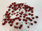 Lot Of Faux Mini Apples / Cherries For Decoration Or Dioramas 
