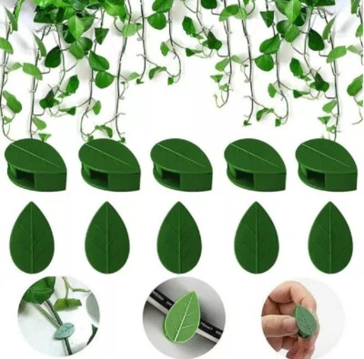 30-Piece Self-Adhesive Plant Clips – Wall Vine Support Hooks for Climbing Plants - Image 1 of 4