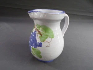 Designer Vaserie Rineldi Handcrafted Italian Pottery Pitcher Vase  7-1/2" b23 - Imagen 1 de 11