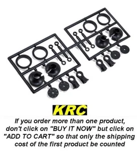 IF346-05C -KYOSHO MP9-MP10 SHOCK END SET -CHAPES & PIÈCES PLASTIQUE AMORTISSEURS - Imagen 1 de 1