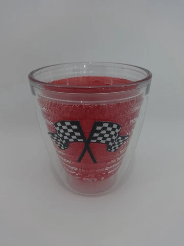 Tervis Tumbler Racing Checkered Flags 12 oz. Double Wall Glass Cover