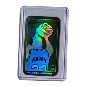 Michael Jordan 1985 8-Bit Rookie Fadeaway Refractor NO 1986 Fleer Chicago Bulls - Picture 1 of 8