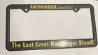 Rama tablicy rejestracyjnej Fatburger Restaurant vintage „Last Great Hamburger Stand”