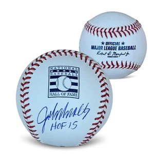 John Smoltz Autographed MLB Signed Hall of Fame 2015 Logo Baseball Beckett COA - Picture 1 of 4