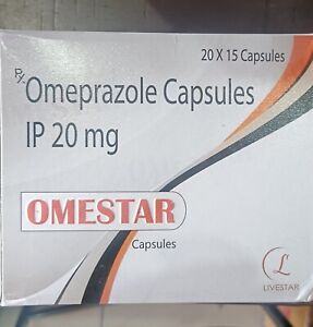 Omeprazole capsules 20 mg long exp.....2025 ...600capsules