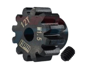 GPM Racing Stahl Motorritzel 12 Zähne Modul 1.5 GPMTXM012TSBK X-Maxx 8S, XRT  .. - Picture 1 of 1