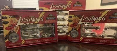 Johnny Lightning Commemorative Limited Edition Chrome & Gold  A Set And B Set - Image 1 of 4