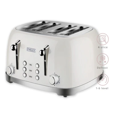 Sansai 4-Slice Retro Toaster PHT-3044 - image 1 of 4