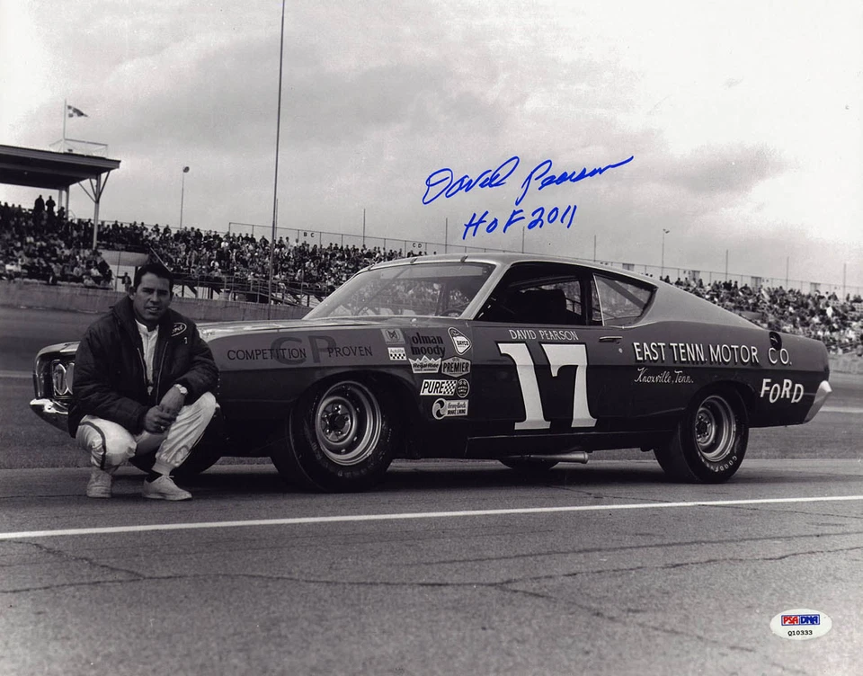 David Pearson SIGNED 11x14 Photo +HOF 2011 NASCAR Silver Fox PSA/DNA AUTOGRAPHED - Image 1 of 1
