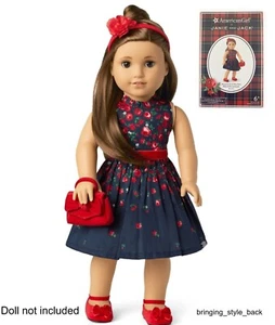 American Girl Doll JANIE and JACK Wrapped in Roses Party Dress Outfit NEW 18" - Picture 1 of 6