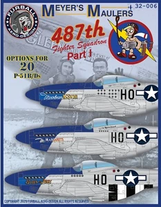 1/32 Furball Meyer's Maulers P-51 Parte I - Imagen 1 de 11