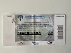 COLCHESTER UNITED V ROCHDALE TICKET STUBB. 25TH FEBRUARY 2012. DIVISION ONE