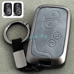 Metal Leather Key Fob Case Cover Keychain For Lexus ES IS RX GX CT Accessories - Bild 1 von 10