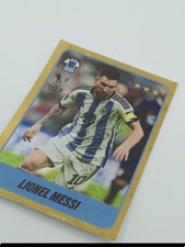 Lionel Messi Panini Parallel Futbol Argentino 2023 First Sticker With 3 Stars