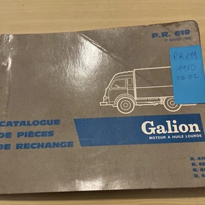 Catalogue pieces Rechanges RENAULT GALION PR 619 1960 DIESEL R 4168 4240 4244 - Bild 1 von 14