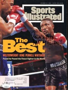 Pernell Whitaker JSA Cert Signed  1994 Sports Illustrated Magazine Autograph - Picture 1 of 2