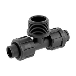 Pieza en T cinta 17mm tornillo de sujeción x rosca exterior 3/4 - Imagen 1 de 3