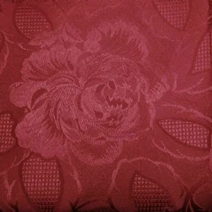DAMAST ROSE Rechteck Tischdecke & Serviette Bankett Set 175x275 WEIHNACHTEN 8 Personen - Bild 1 von 17
