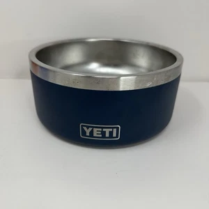 Yeti Boomer 8 Stainless Steel Non-slip Dog Bowl - Blue - Picture 1 of 4