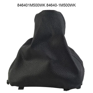 Gear Shift Lever Boot Black Leather Fit for Kia For Forte Models 2010 13 - Picture 1 of 12