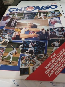 CHICAGO CUBS 1984 NATIONAL LEAGUE CHAMPIONSHIP SERIES VS SAN DIEGO PADRES - Picture 1 of 5