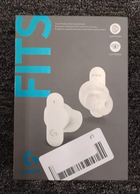 Auriculares internos inalámbricos para juegos Logitech G FITS - blancos, ligeramente usados, N4 Foto 1 de 4