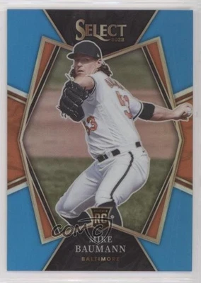 2022 Panini Select Premier Level Light Blue Prizm /149 Mike Baumann Rookie RC - Image 1 of 2