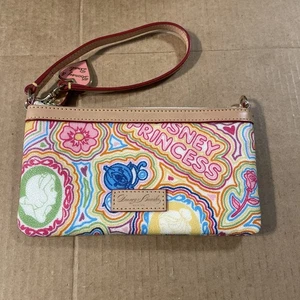 RARE Pop Sketch Disney Princess Dooney Bourke Wristlet Snow White Belle - Bild 1 von 10