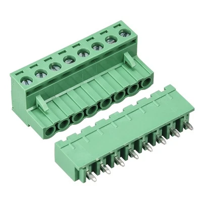 5 Sets 8 Pin 5.08mm Pitch Male Female PCB Screw Terminal Block Plastic - Image 1 of 4
