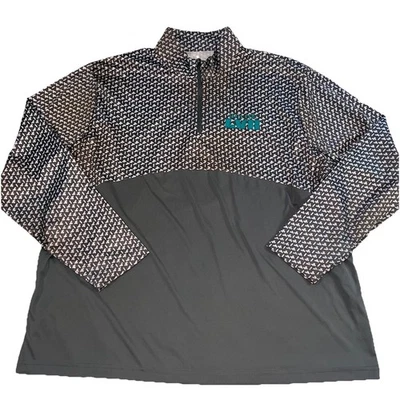 Pullover SuperBowl LVII 1/4 Cremallera Talla XXL Gris Ombre Geométrico Antigua Chiefs NFL Foto 1 de 4