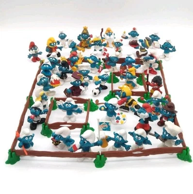 40 x Schlümpfe Konvolut Sammler Vintage Bully Schleich 80er  | Gut | - bespielt - Bild 1 von 4