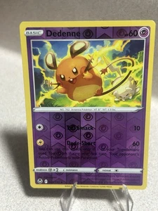 Pokemon Dedenne SWSH12: Silver Tempest 085/195 Near Mint NM Reverse Holo - Picture 1 of 1