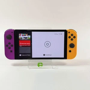 Consola de videojuegos Nintendo Switch OLED HEG-001 naranja/púrpura - Imagen 1 de 3
