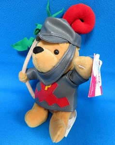 KNIGHT IN ARMOUR WINNIE the POOH TEDDY BEAR Beanie Stofftier DISNEY STORE VINTAGE - Bild 1 von 8
