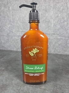 Bath & Body Works aromaterapia STRESS SOLLIEVO eucalipto menta piperita lozione nuova - Foto 1 di 2