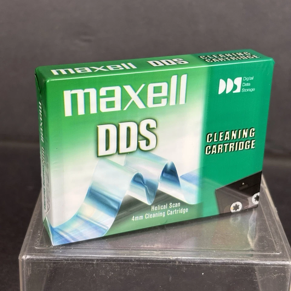NEW Maxell DDS Helical Scan 4mm Cleaning Cartridge for Digital Data Storage - Image 1 of 4