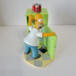 Los Simpson Homero en el refrigerador Reloj despertador Talking Wesco 2002 Fox funcionando - Imagen 1 de 8