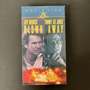 BLOWN AWAY JEFF BRIDGES, TOMMY LEE JONES VHS MGM/UA MOVIE TIME - Picture 1 of 4